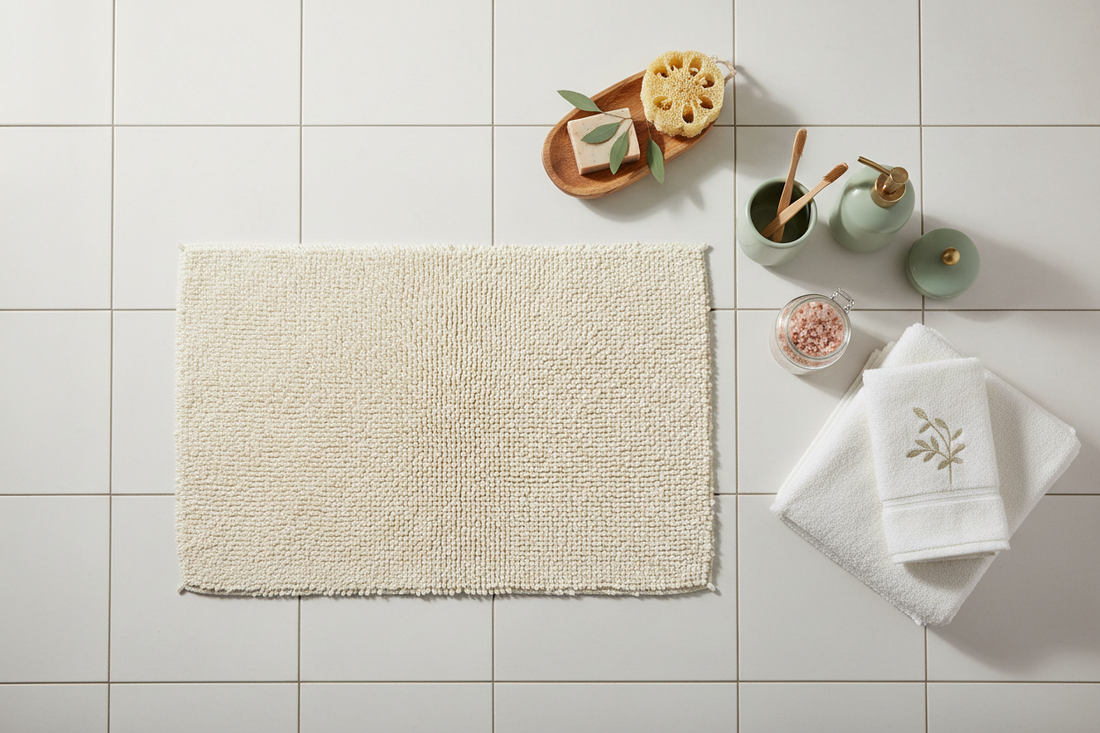 How Bathroom Bath Rugs, Bath Sets & Kits, and Bathing Essentials Improve Everyday Bathroom Functionality