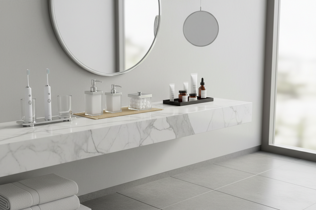 Organized Bathroom Systems for Modern Homes Using Bathroom Toothbrushes & Accessories, Bath Sets & Kits, and Personal Care Products