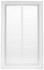 14" x 25" White Sidewall/Ceiling Return Air Filter Grille - Image 3