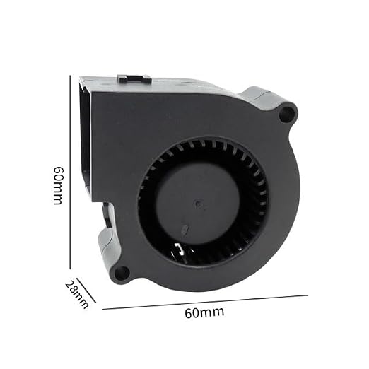 60mm Brushless DC Blower Fan 5V 12V 24V Small Plastic Blades Dishwasher Air - Image 4
