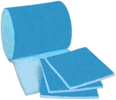 10 Feet of Blue and White Air Filter Media Roll, MERV6 Polyester Media by AirstarFilters