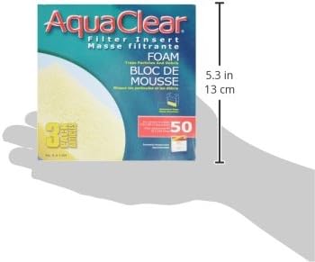 AquaClear 50 Foam Filter Inserts, Aquarium Filter Replacement Media - Image 3