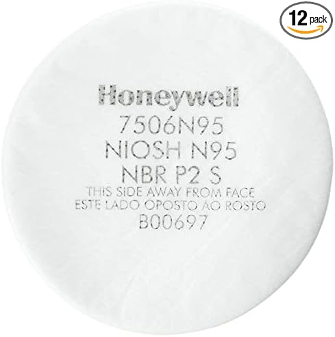 Honeywell N Series 7506N95 Particulate Filters, 12 Pack by HoneywellAirComfort