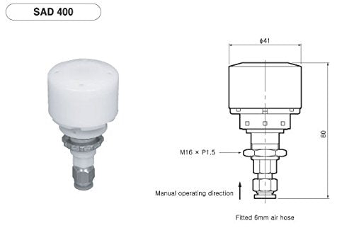 PneumaticPlus SAD402-N04D-MEP Compressed Air, External Water Trap Valve - Image 4