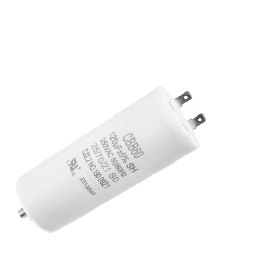 1piece CBB60 120 uF 250v AC 50/60Hz ± 5% Capacitor Double Insert Cylinder Bottom by Unknown