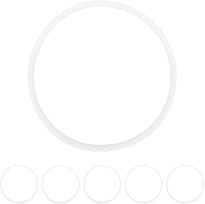 6pcs Silicone Filter Gaskets for Purification Equipment Durable and Temperature by BIUDECO