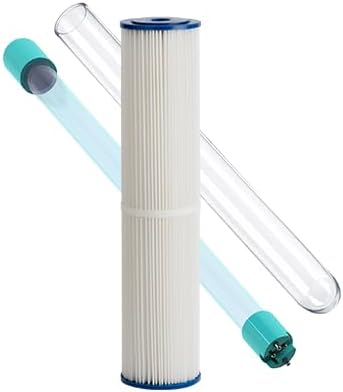 Kind Water Replacement Filter Set – Sediment Filter, UV Lamp & Quartz Sleeve – by KindWater