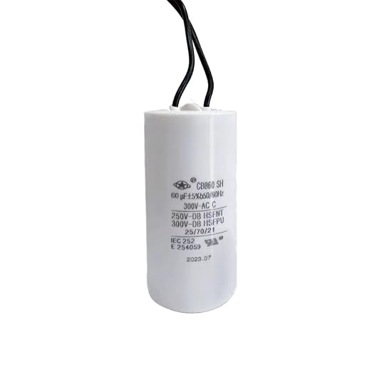 YATAI CBB60 Capacitor 60uF 300V AC, 2-Wire Motor Run Capacitor, Cylindrical - Image 2