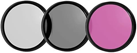 New 3 Piece 52mm -UV, FLD- Multi-Coated Stackable Filter Set by Unknown