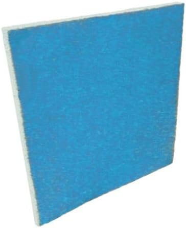 10 Feet of Blue and White Air Filter Media Roll, MERV6 Polyester Media - Image 4