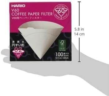 Hario V60 Paper Coffee Filter, Size 02, 100ct Box - Image 3