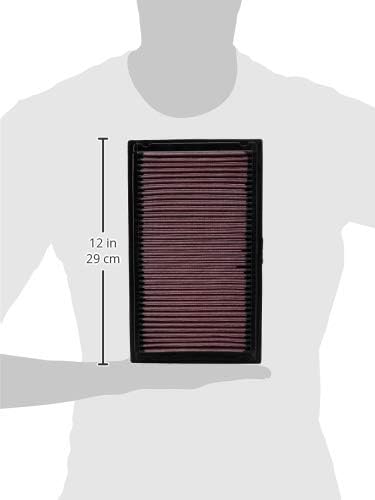 K&N High-Flow Original Lifetime Engine Air Filter: Increase Power: Premium - Image 3