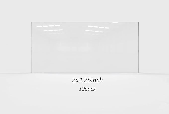 Tefuawe 100% Cast Resin 39 Plastic Replacement Lens, 10 Pack - Image 2