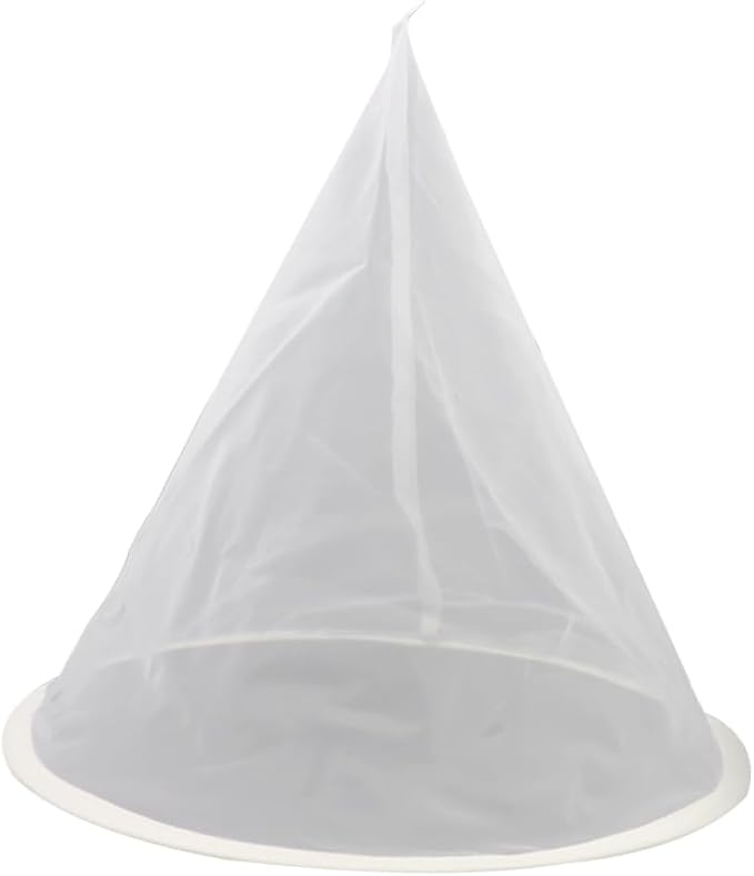 Practical Mesh Honey Strainer Gauze Filter Net Honey Sieve Strainer Reusable by HOLIDYOYO