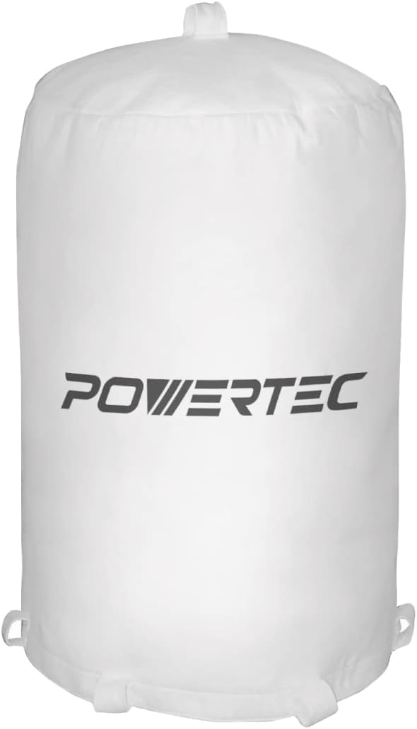 POWERTEC 70333 Dust Collector Bag, 1 Micron Filter, by POWERTEC