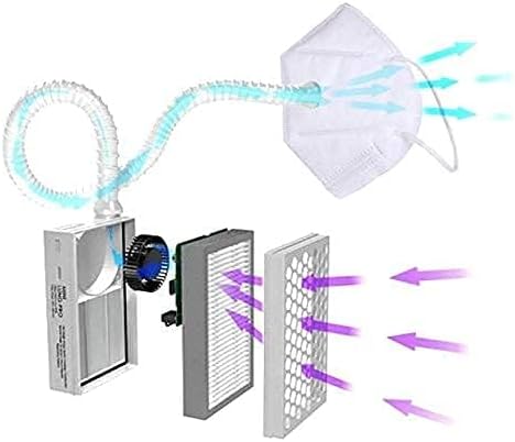 BROAD Breathe Easier AirPro Mask Rechargeable Reusable Air Purifying Respirator - Image 6