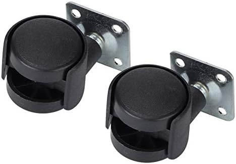 Window Roller Furniture Plate Swivel Castor Wheels Replace Hardware Fit - Image 2