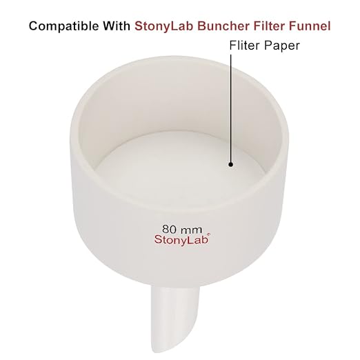 stonylab Quantitative Filter Paper Circles, 3-Box 74 mm Diameter Cellulose - Image 2