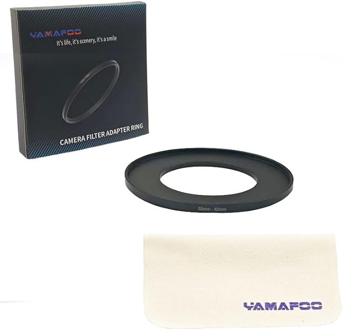 YAMAFOO 52mm to 82mm Step-Up Ring/Step Down Rings Filter Adapter - Image 2
