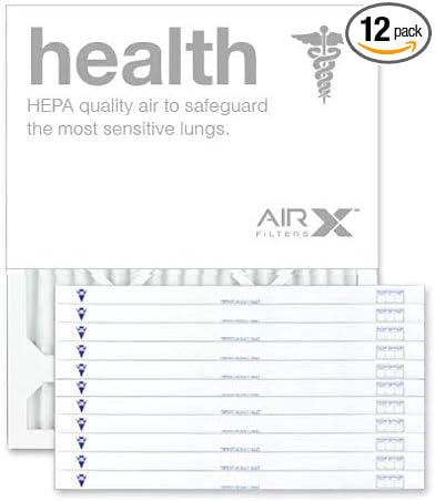AIRx Filters 20x20x2 Air Filter MERV 13 Pleated HVAC AC Furnace Air Filter by AIRXFILTERSWICKEDCLEANAIR