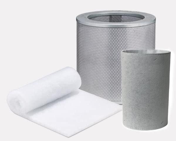 C600 DLX REPLACEMENT FILTER BUNDLE: Prefilter + 26lbs Carbon Filter + HEPA by Airpura