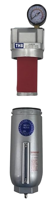 3/4" NPT Industrial Coalescing 0.01u Micron Filter Removes 99.98% of Oil - Image 4