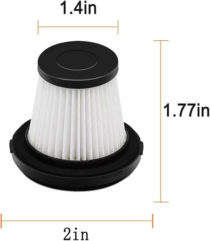 2 Pcs Bed Vacuum Cleaner Filters, Replacement Filter Compatible - Image 2
