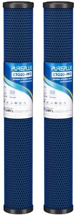 PUREPLUS 5 Micron 20" x 2.5" Whole House PFAS Removal Replacement Water Filter by PUREPLUS