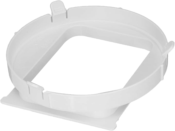 Portable Air Conditioner Exhaust Duct Interface 5.9 Inch Square to Round Adapter - Image 2