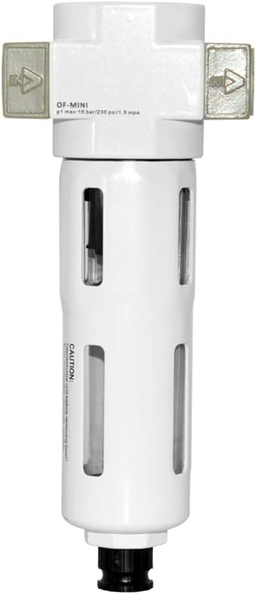 Beduan 1/4" Air in-line Compressed Particulate Filter, Moisture Water Trap by Beduan