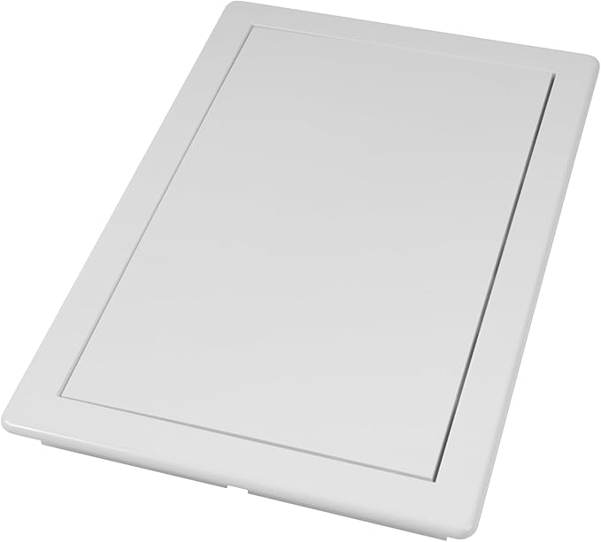 Vent Systems White ABS Plastic Access Panel 8 x 12 Inch - Access Panel with Door for Drywall, Wall and Ceiling Electrical and Plumbing Service Wall Hole Cover - Exterior Dimensions 8.7x12.7 Inches