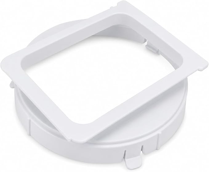 Portable Air Conditioner Exhaust Duct Interface 5.9 Inch Square to Round Adapter by Unknown