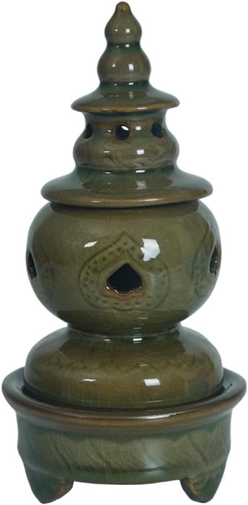 Incense Holder Incense Sticks Sandalwood Stove Celadon Incense Road Retro by Unknown