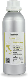 Lemon Essential Oil - Direct from Citrusmade Southern Italy - Cold Pressed - Aceite de Limón for Aromatherapy, Massage, Diffuser, DIY Candle and Soap Making - 2lbs