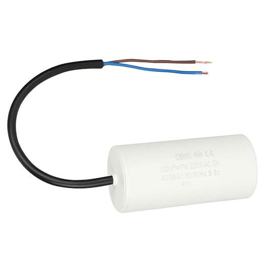 CBB60 Run Capacitor with Wire Lead 250V AC 100uF 50/60Hz Run Round Capacitors - Image 4