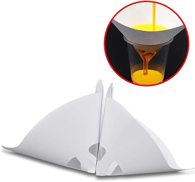 50Pieces 3D Printer Filter Resin Filter White Paper Cup 3D Printer Thicker - Image 2