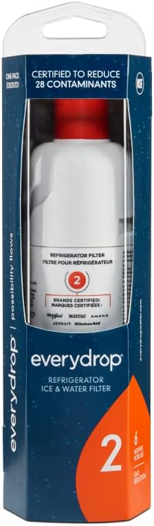 everydrop® by Whirlpool Ice and Water Refrigerator Filter 2, Single-Pack by everydrop