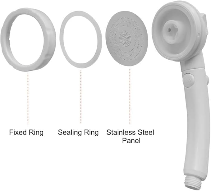 CAMPLUX Hand Held Showerhead with 11.48 FT Hose, Portable Spray Shower Head, High Pressure Shower Head with ON/Off Switch