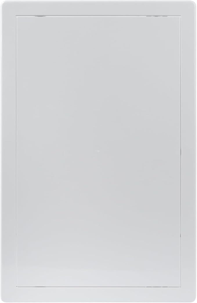 Vent Systems White ABS Plastic Access Panel 10 x 16 Inch (Opening) - Access Door for Drywall, Wall, Ceiling - Electrical, Plumbing Service Wall Hole Cover - Inspection Door - 11 x 16.5 Inch (Outer)