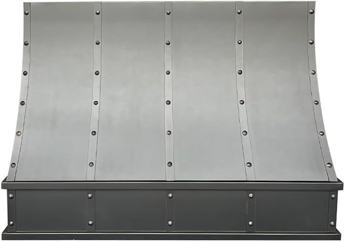 CT Copper Tailor Sloped Copper Vent Hood Island Mount, 1150 CFM Exhaust Fan by CTCopperTailor