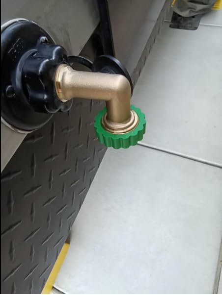 Lead-Free Brass 90°Hose Elbow Fitting, 90 Degree Hose Saver Green Quick Swivel - Image 7