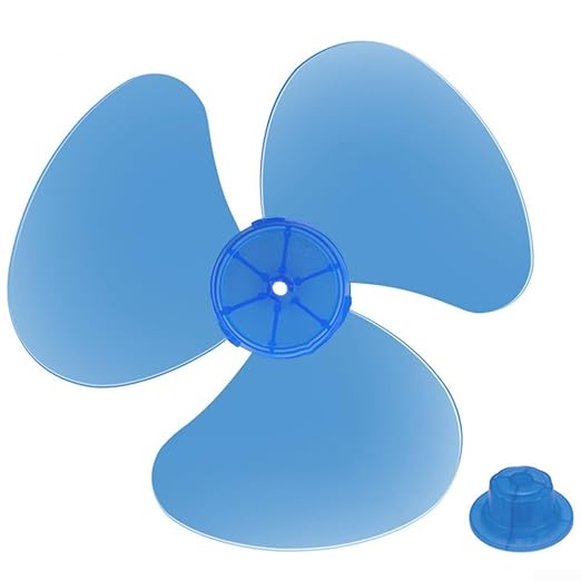 3 Leaves Fan Blade Set, 12 Inch Plastic Fan Blade Replacement Part by Oceanialend