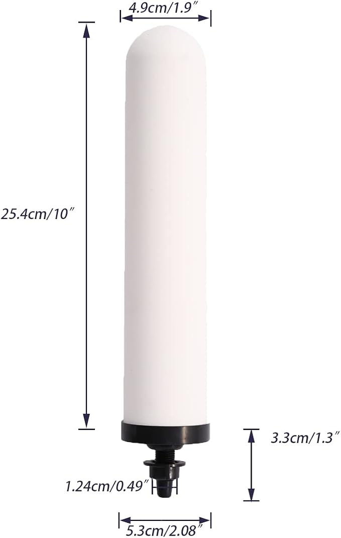HUINING 4PCS 10-inch Replacement Ceramic Filter Candle - Image 2