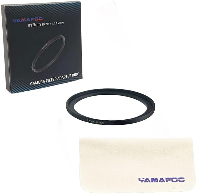 YAMAFOO 77mm to 86mm Step-up Ring/Step Down Rings Filter Adapter - Image 2