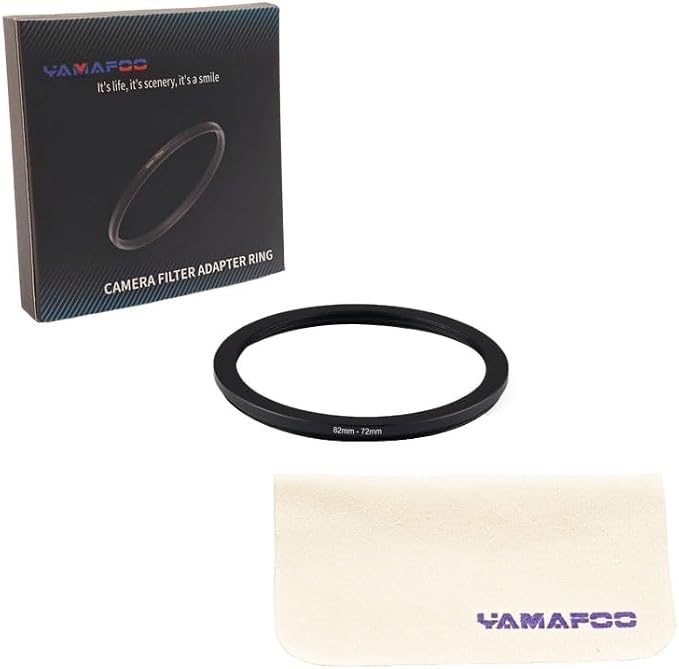 82mm to 72mm Step-up Adapter Rings, Step Up Ring, Step-Down Rings Filter Ring - Image 2