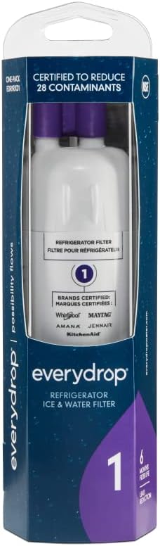 everydrop by Whirlpool Ice and Water Refrigerator Filter 1, Single-Pack by everydrop