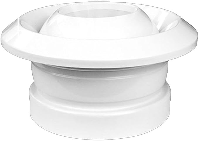 ABS Round Air-Conditioning Exhaust Vents, 360 Degree Rotating Spherical Jet by Unknown