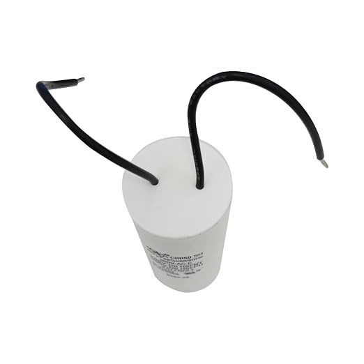 YATAI CBB60 Capacitor 80uF 300V AC, 2-Wire Capacitor, 1.73 x 3.74 in Cylinder - Image 2