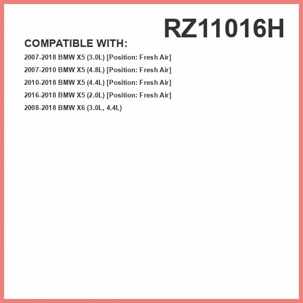 Febreze Odor Control HEPA Cabin Air Filter by PUREFLOW RZ11016H Fits 2007-2018 - Image 2