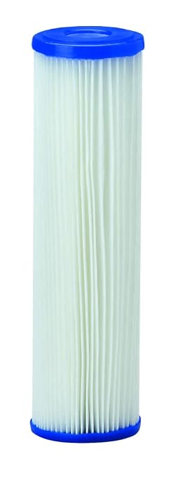 Pentair Pentek R50 Sediment Water Filter, Under Sink Pleated Polyester Filter by PENTAIRPENTEK